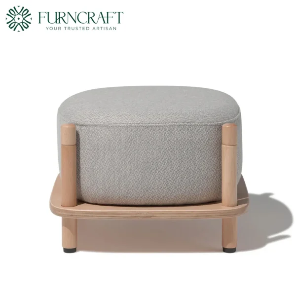 Puff Ottoman Light Grey