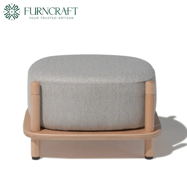 Puff Ottoman Light Grey