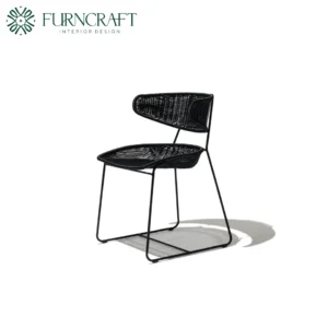 FURNCRAFT ID RIMROW DINING CHAIR BLACK (2)