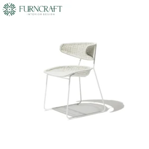 FURNCRAFT ID RIMROW DINING CHAIR WHITE (2)