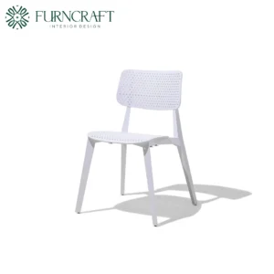 FURNCRAFT ID STELLAR PERFORATED CHAIR WHITE (5)