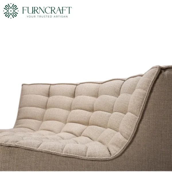 Wren Modular Sofa Beige Round Corner