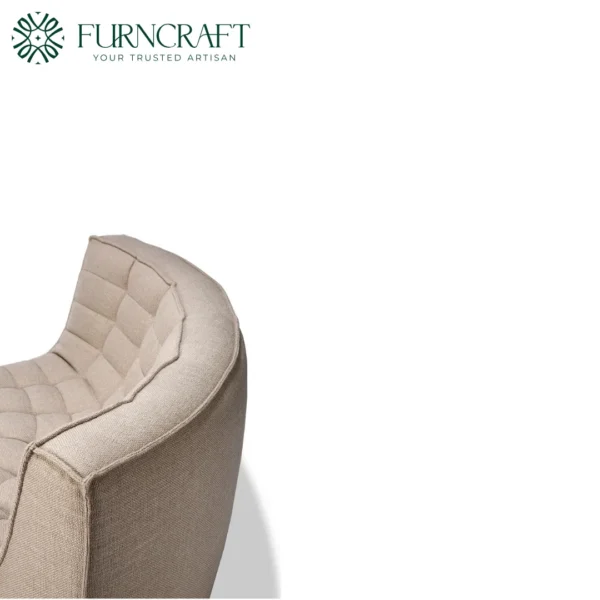 Wren Modular Sofa Beige Round Corner