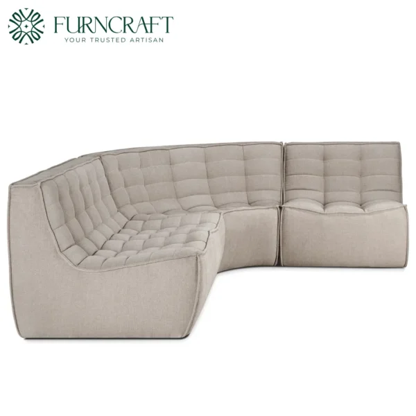 Wren Modular Sofa Ecru Round Corner