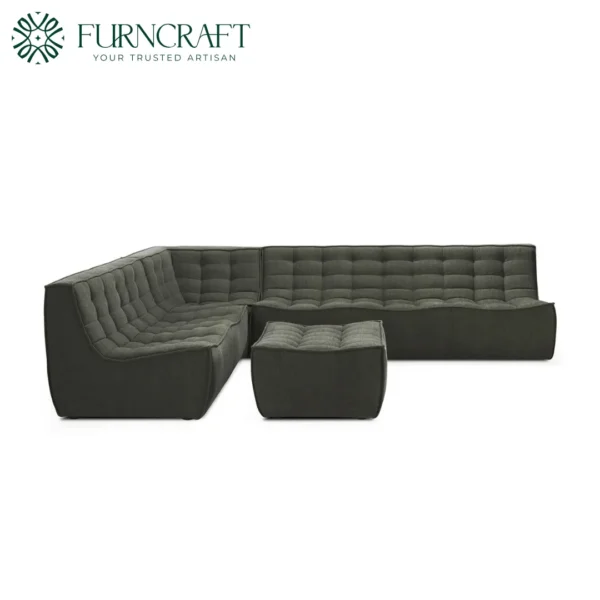 Wren Modular Sofa Moss 3 Seater