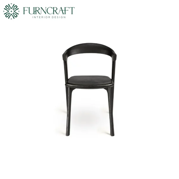 Bok Dining Chair Black Leather - Image 2