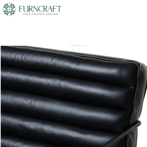 Mcqueen Sofa Midnight Black Leather
