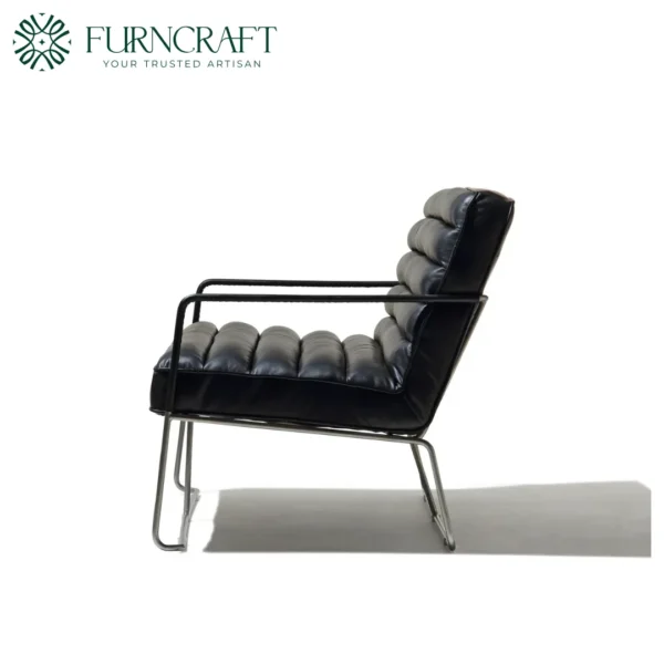 Mcqueen Sofa Midnight Black Leather