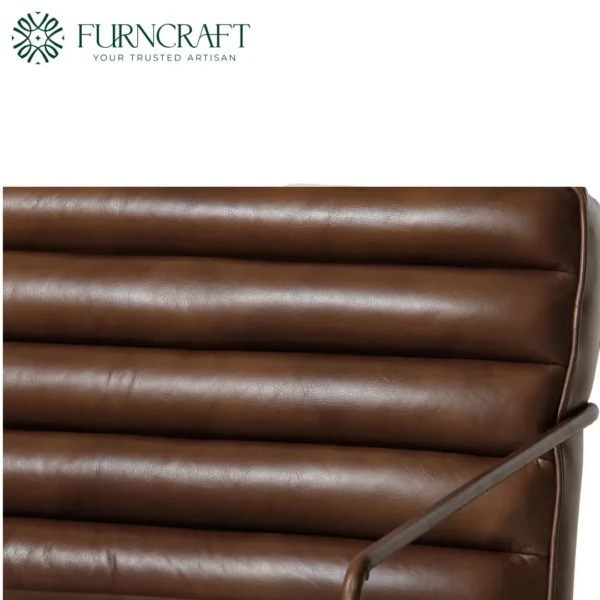 Mcqueen Sofa Texan Medium Brown Leather