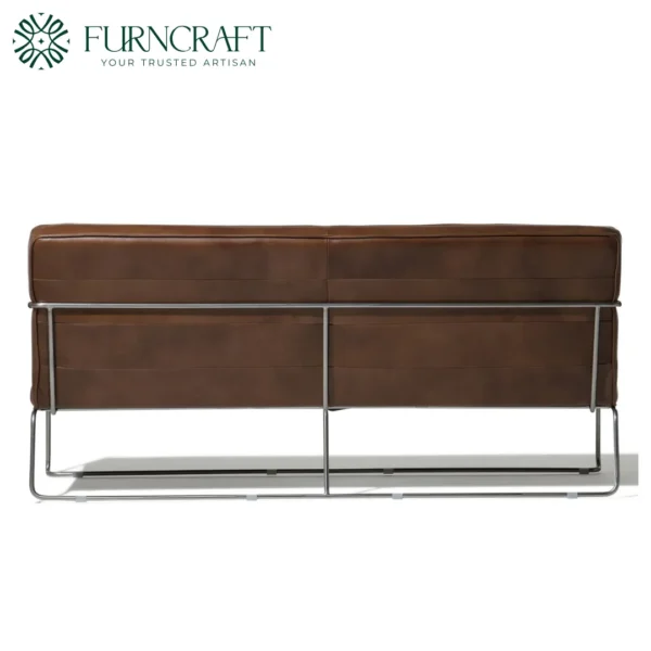 Mcqueen Sofa Texan Medium Brown Leather