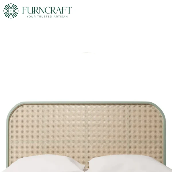 Cane Bed Queen Cactus Green
