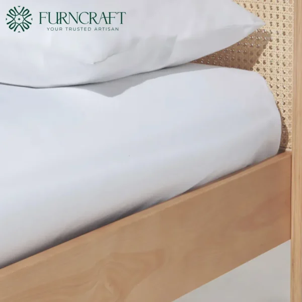 Cane Bed Queen Natural