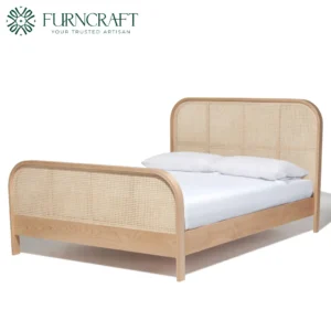 Cane Bed Queen Natural