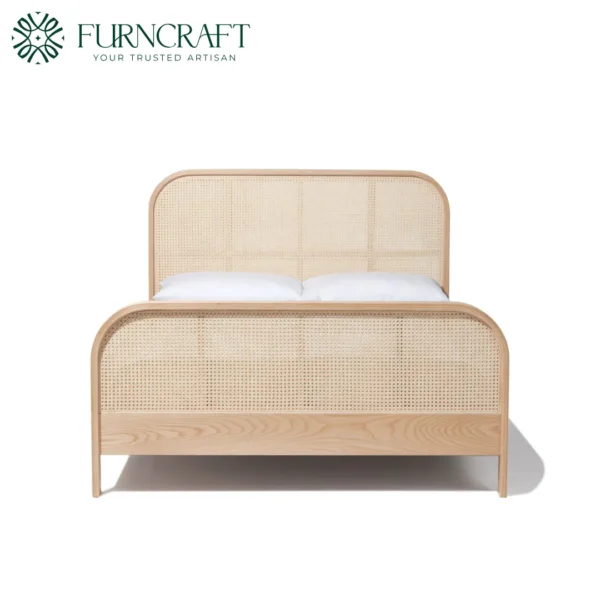 Cane Bed Queen Natural