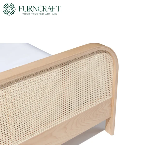 Cane Bed Queen Natural