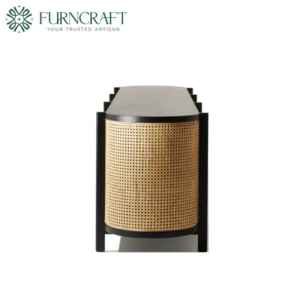 Cane Console Black