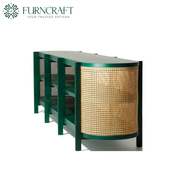Cane Console Green