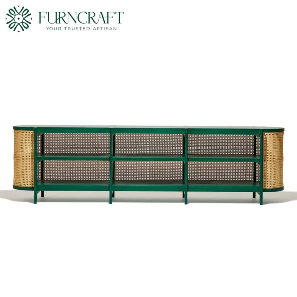 Cane Console Green