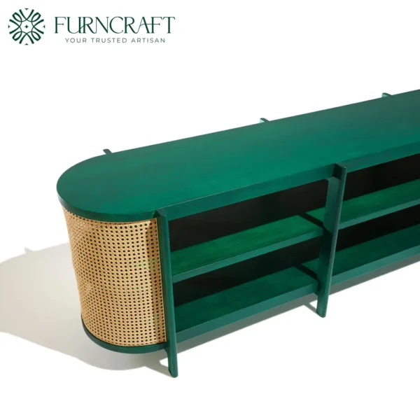 Cane Console Green