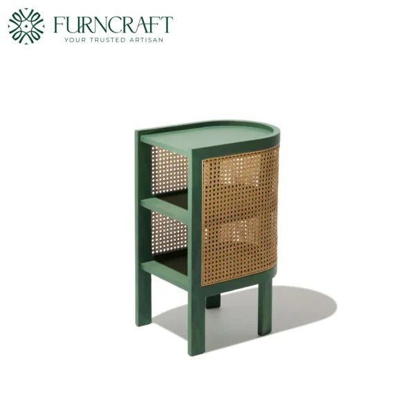 Cane Nightstand Cactus Green