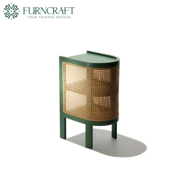 Cane Nightstand Cactus Green