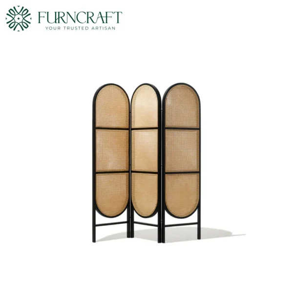Cane Partition Charcoal Black