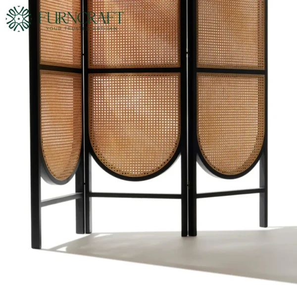 Cane Partition Charcoal Black