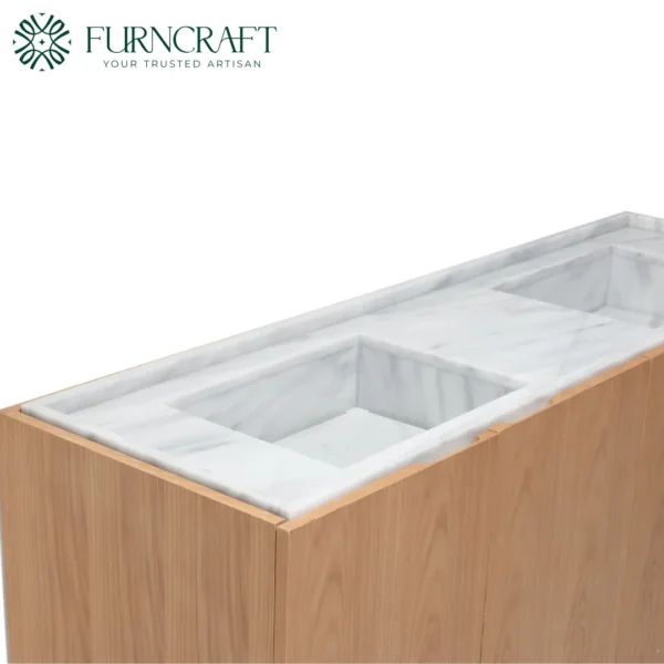 Verona Double Vanity B&Amp;W Terrazzo