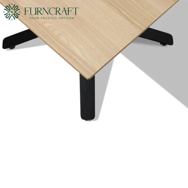 Eex Square Wood Dining Table Black