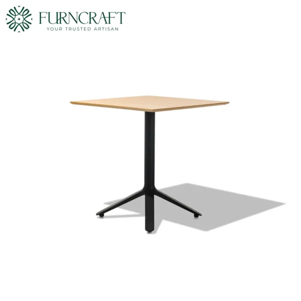 Eex Square Wood Dining Table Black