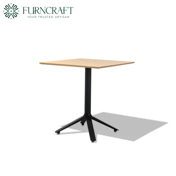 Eex Square Wood Dining Table Black