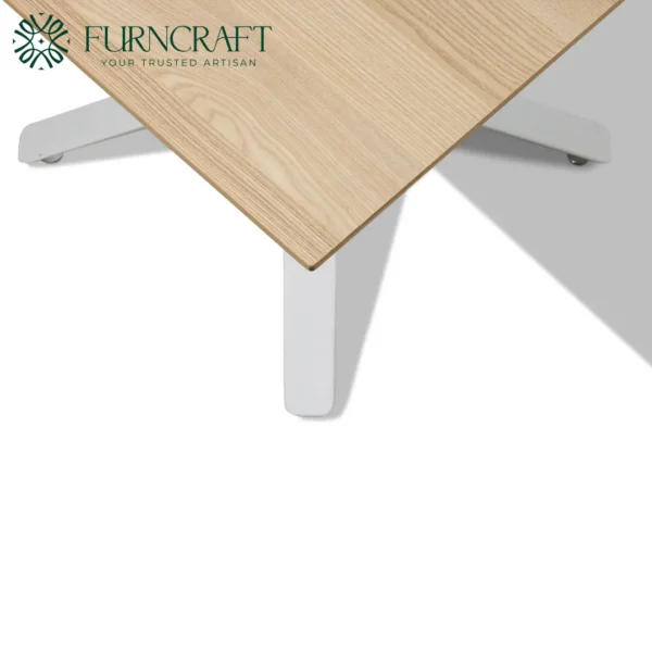 Eex Square Wood Dining Table White