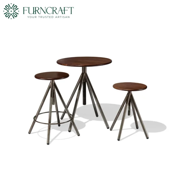 Helix Dining Table Gunmetal
