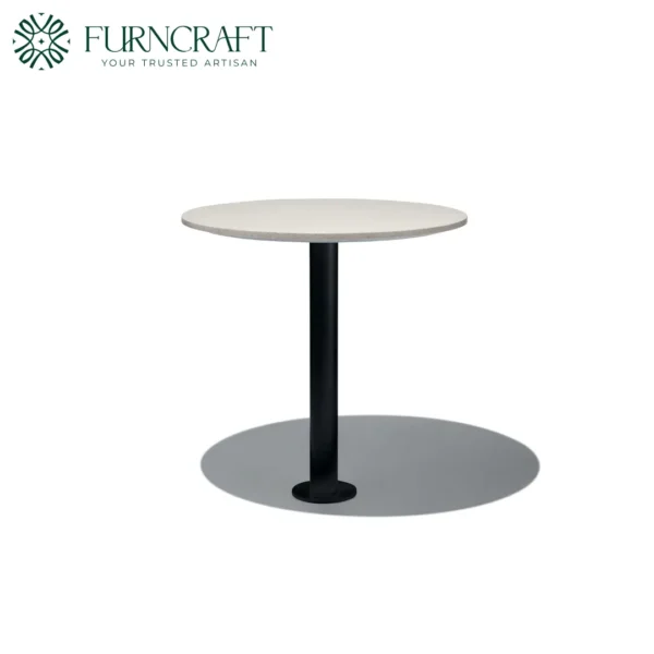Piazza Affixed Dining Table Tan