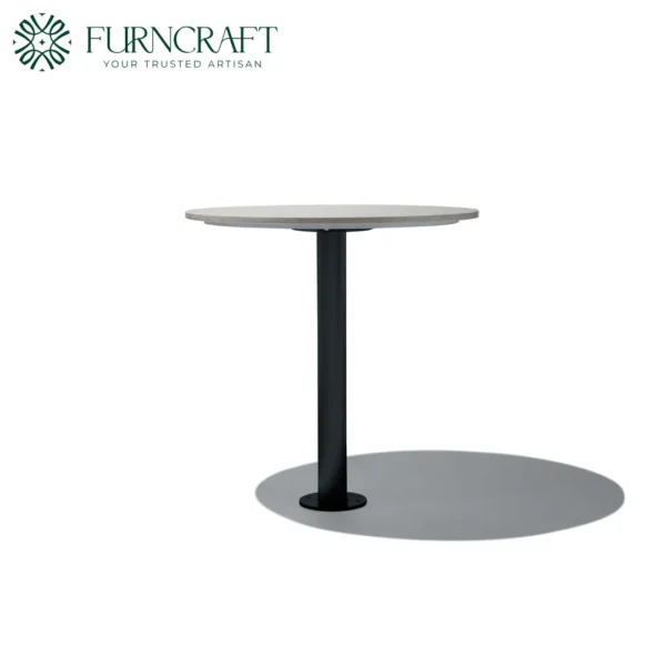 Piazza Affixed Dining Table Tan