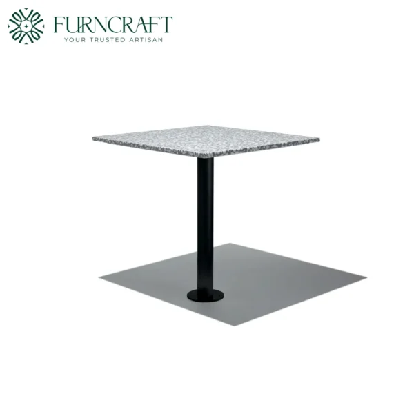 Quadrata Affixed Dining Table Grey