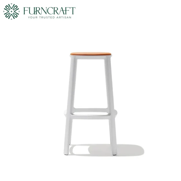 Cadrea Bar Stool White