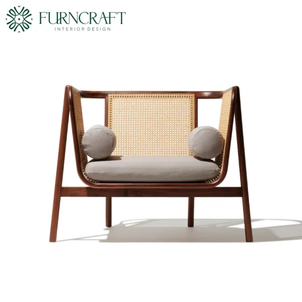 Hem Cane Lounge Chair Teak - Image 4
