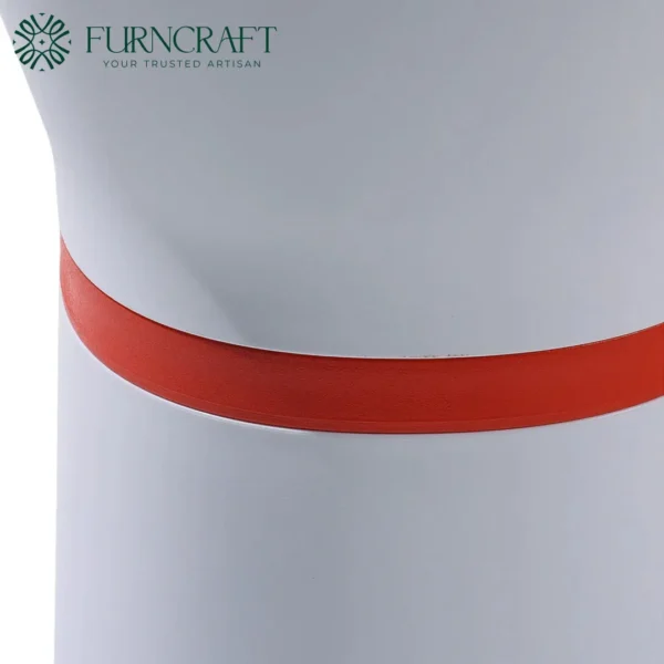 Paheko Side Table White Red Line